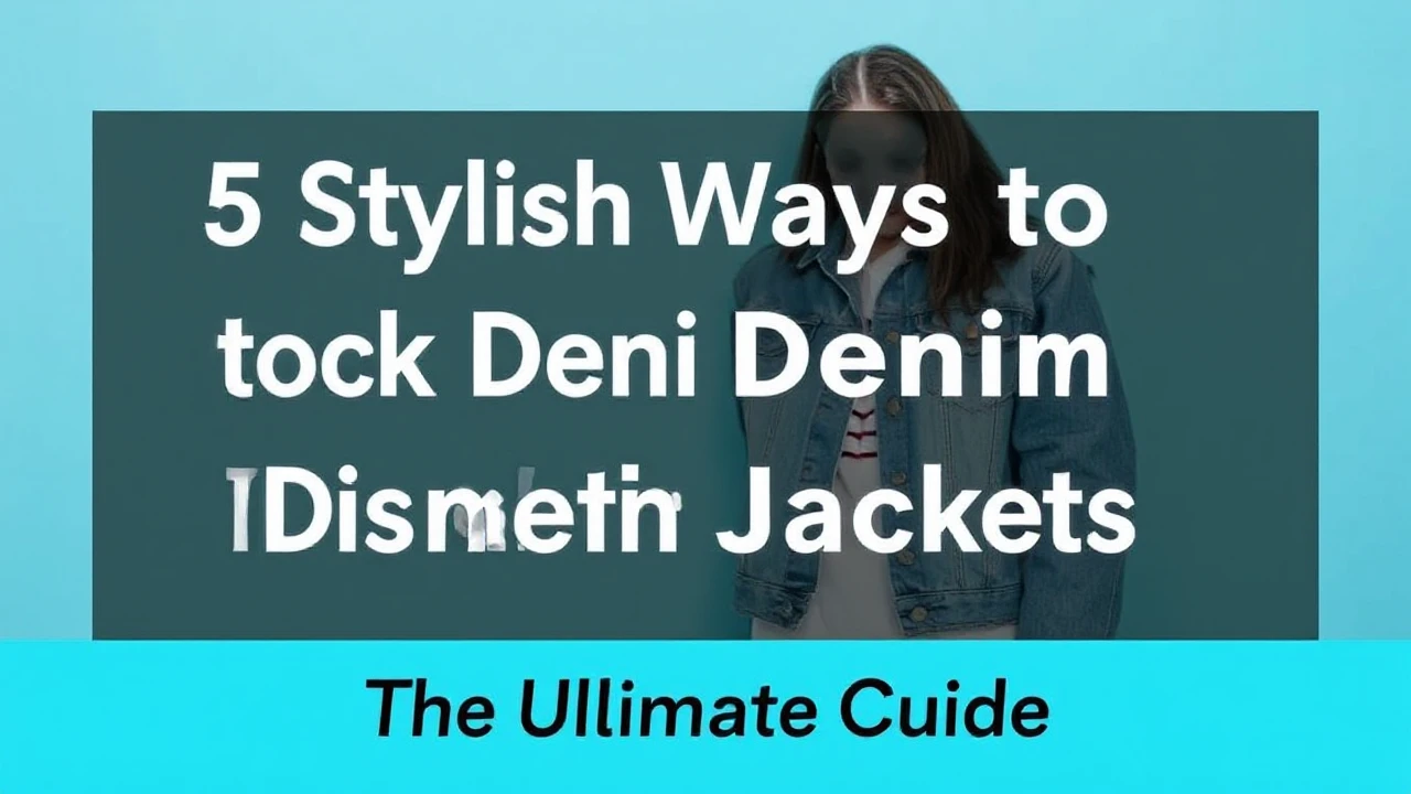5 Stylish Ways to Rock Denim Jackets This Season: Your Ultimate Guide