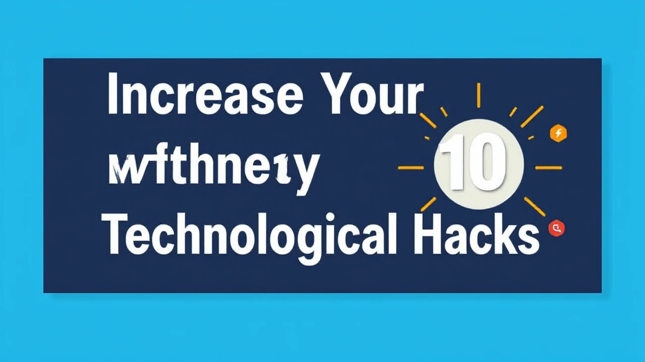 Increase Your Efficiency with These 10 Technological Hacks