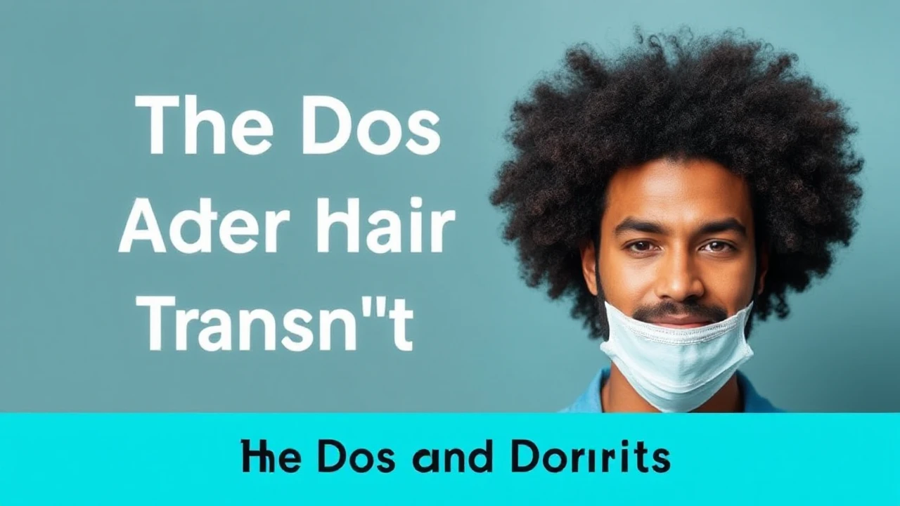 The Dos and Don'ts After Your Hair Transplant Surgery in Turkey