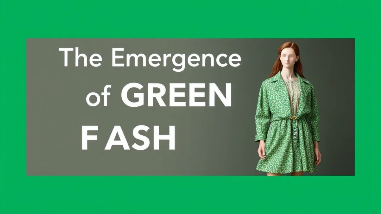 The Emergence of Green Fashion: A Complete Manual