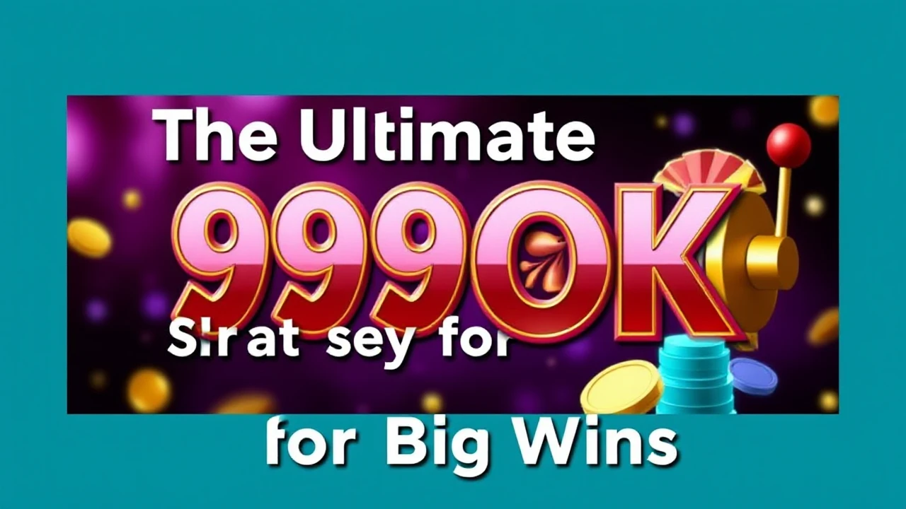 The Ultimate 99OK Slot Game Strategy for Big Wins