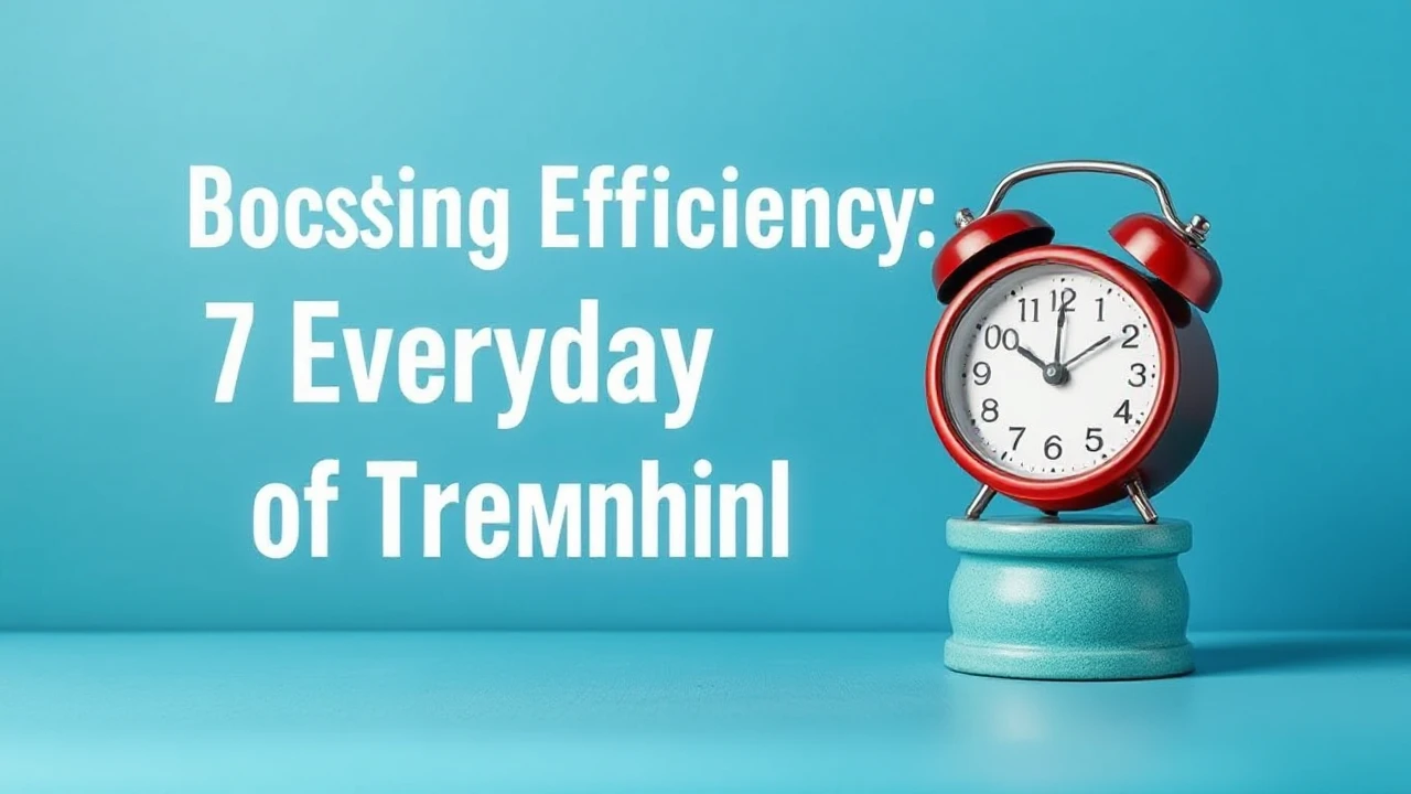 Boosting Efficiency: 7 Everyday Habits of Triumphant People