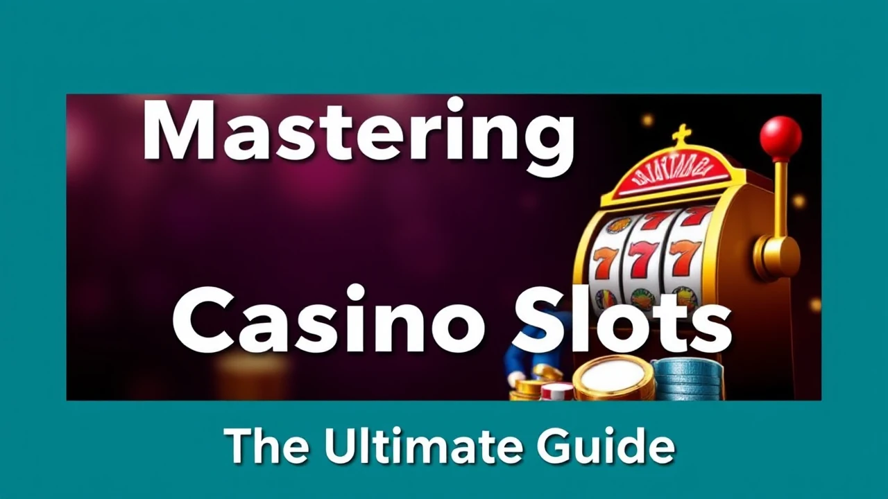 Mastering Casino Slots: The Ultimate Guide