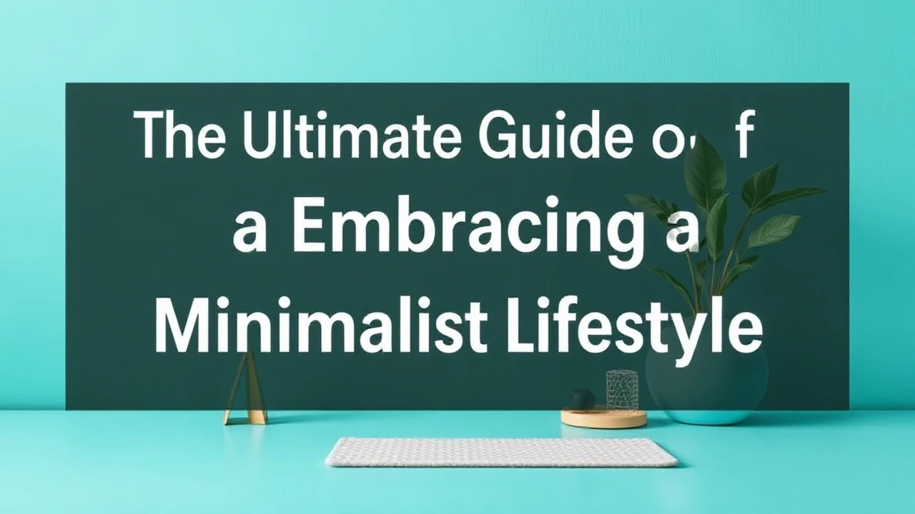 The Ultimate Guide of Embracing a Minimalist Lifestyle