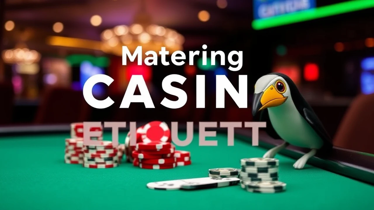 Mastering Casino Etiquette: The Dos and Don'ts for Every Player