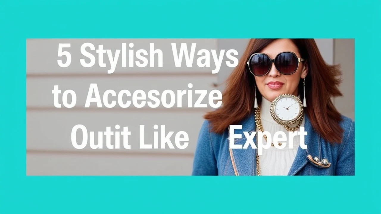 5 Stylish Ways to Accessorize Your Outfit Like an Expert