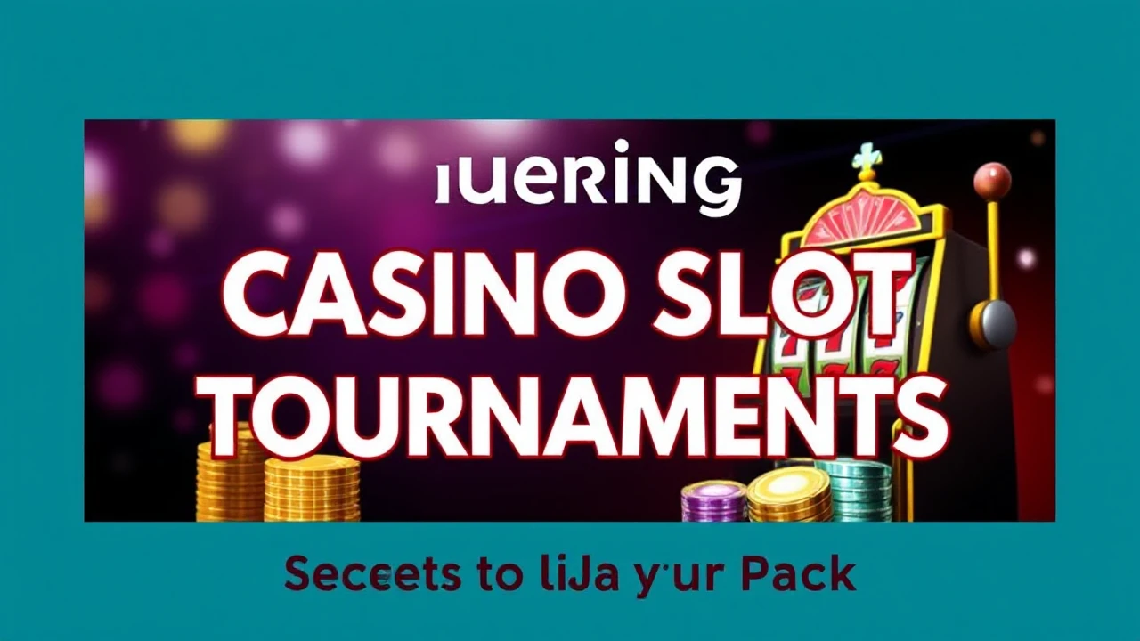 Conquering Casino Slot Tournaments: Secrets to Lead the Pack