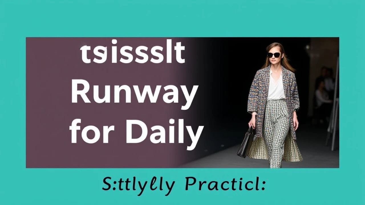 Stylishly Practical: Adapting Runway Looks for Daily Life