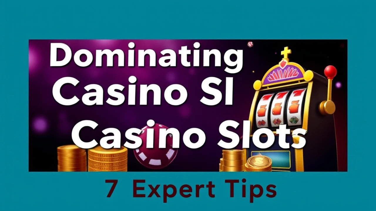 Dominating Casino Slots: 7 Expert Tips