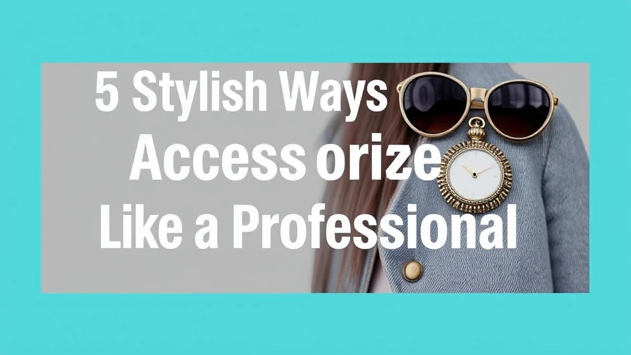 5 Stylish Ways to Accessorize Your Outfit Like a Professional