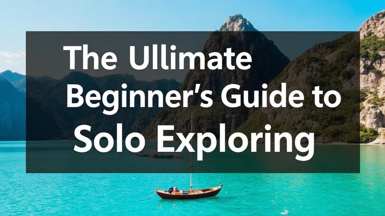 The Ultimate Beginner's Guide to Solo Exploring