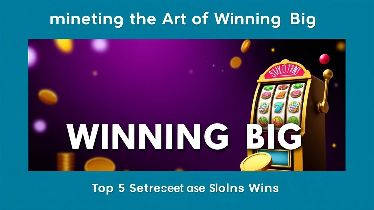 Dominating the Art of Winning Big: Top 5 Strategies for Boosting Your Slot Machine Wins