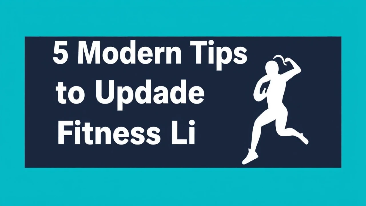 5 Modern Tips to Upgrade Your Fitness Lifestyle