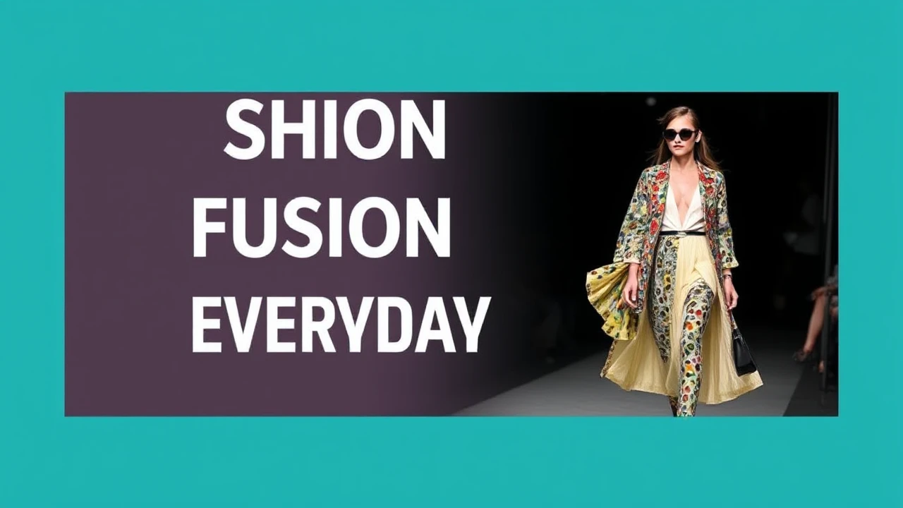 Fashion Fusion: Blending Runway with Everyday Style