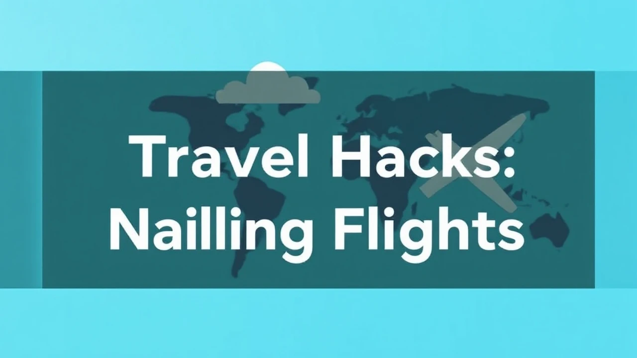 Expert Tips on Travel Hacks: Nailing Cheap Flights