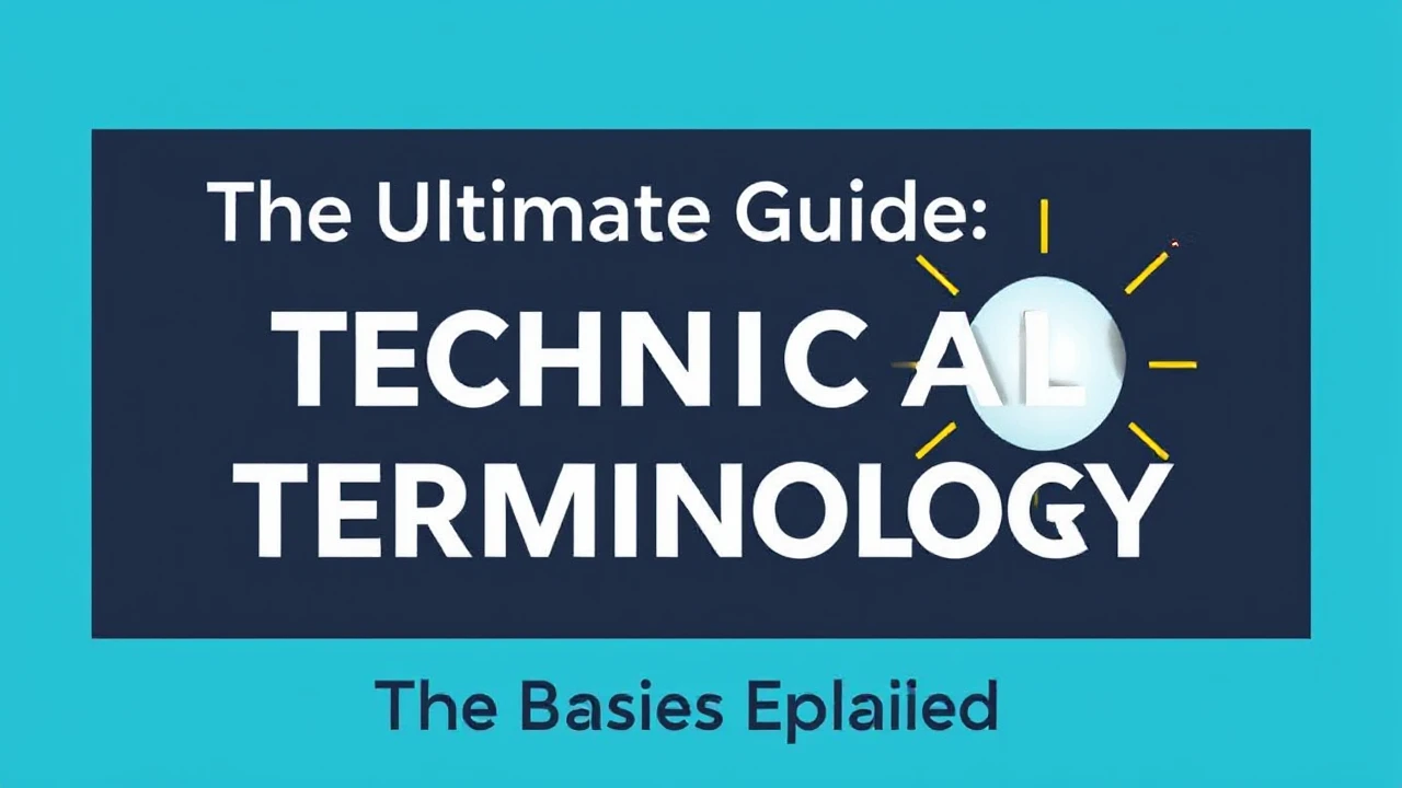 The Ultimate Guide Technical Terminology: The Basics Explained