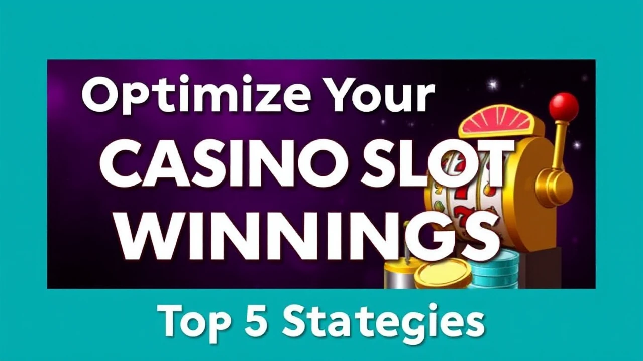 Optimize Your Casino Slot Winnings: Top 5 Strategies