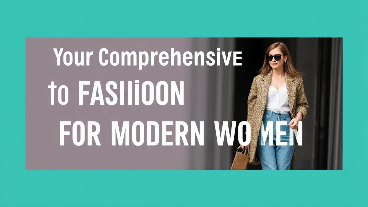 Your Comprehensive Handbook to Fashion Trends for the Modern Woman