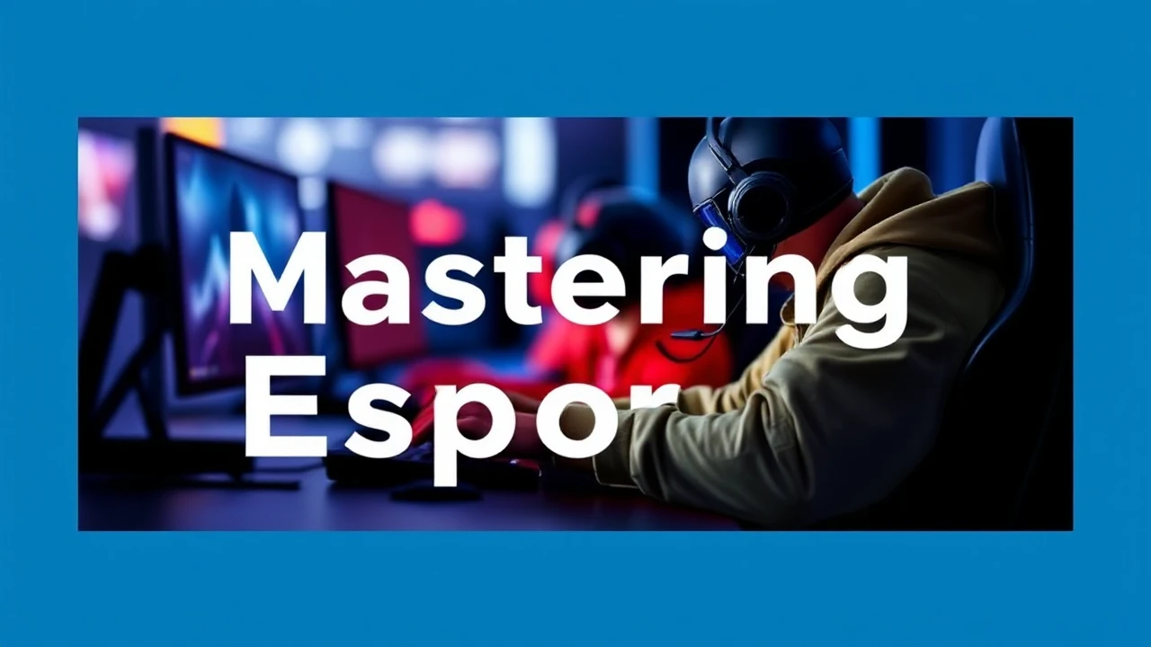 Mastering Esports: An Amateur's Guide to High-Level Gaming