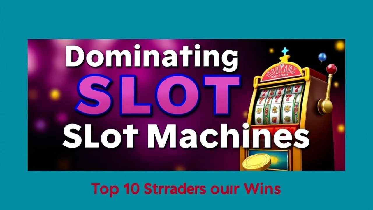 Dominating Slot Machines: Top 10 Strategies to Boost Your Wins