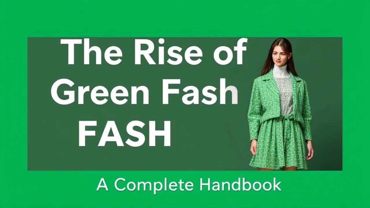 The Rise of Green Fashion: A Complete Handbook