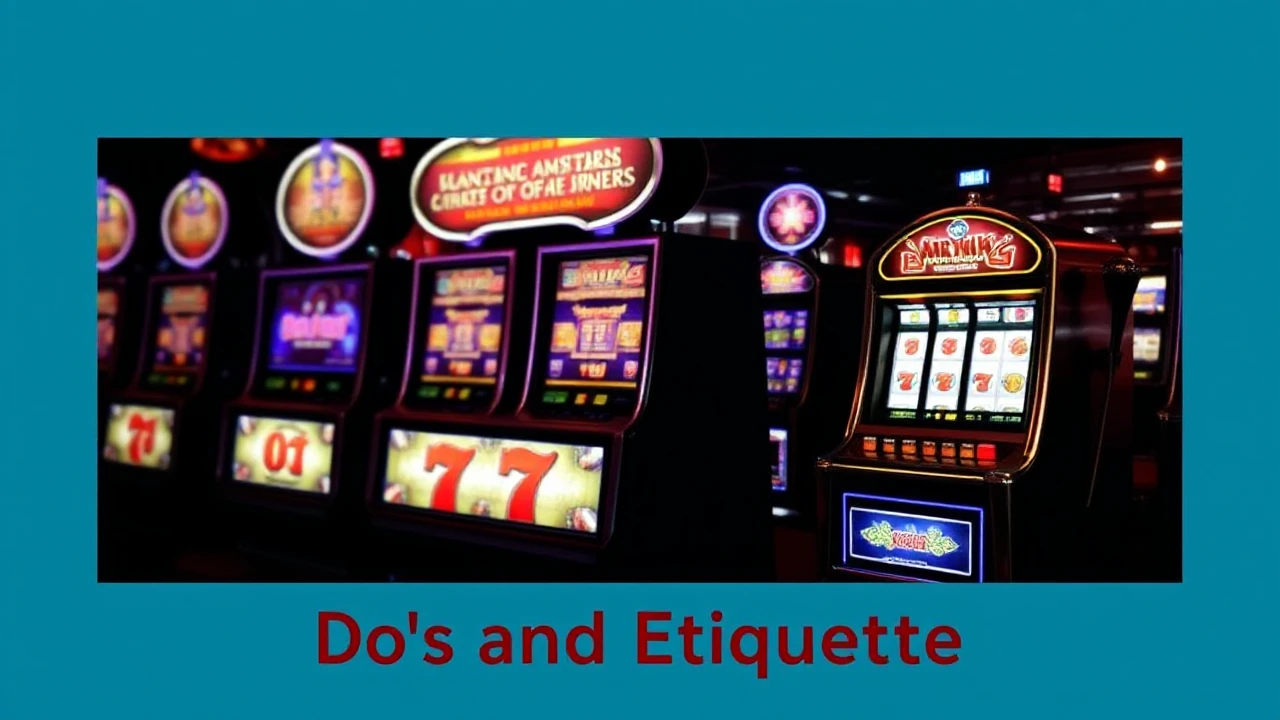 Understanding Slot Etiquette: Do's and Don'ts in the Casino