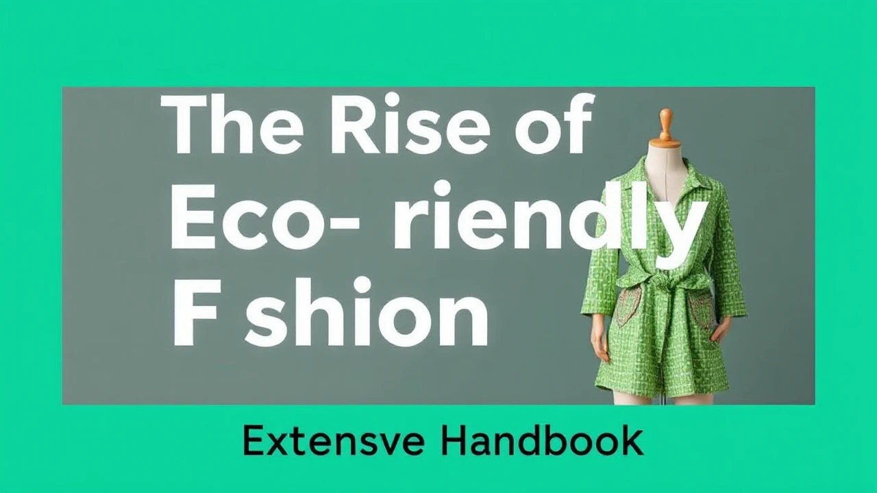 The Rise of Eco-Friendly Fashion: An Extensive Handbook