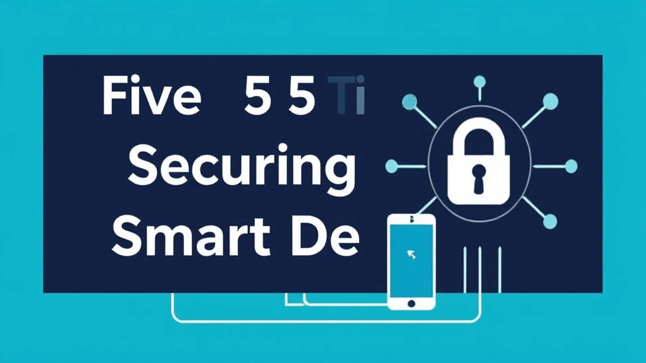 Essential Five Tips for Securing Your Smart Devices