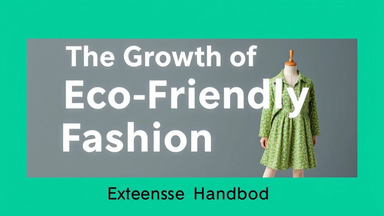 The Growth of Eco-Friendly Fashion: An Extensive Handbook