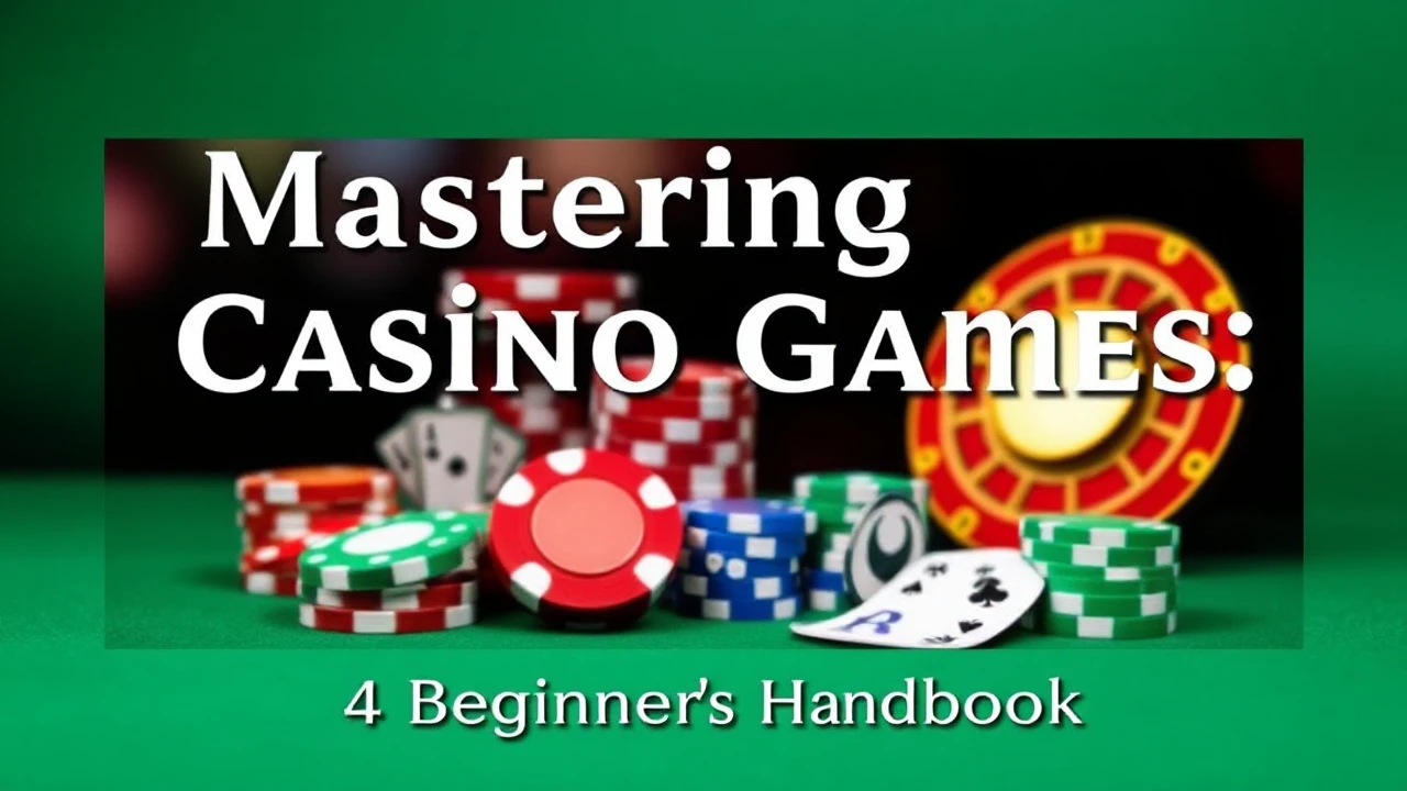 Mastering Casino Games: A Beginner's Handbook