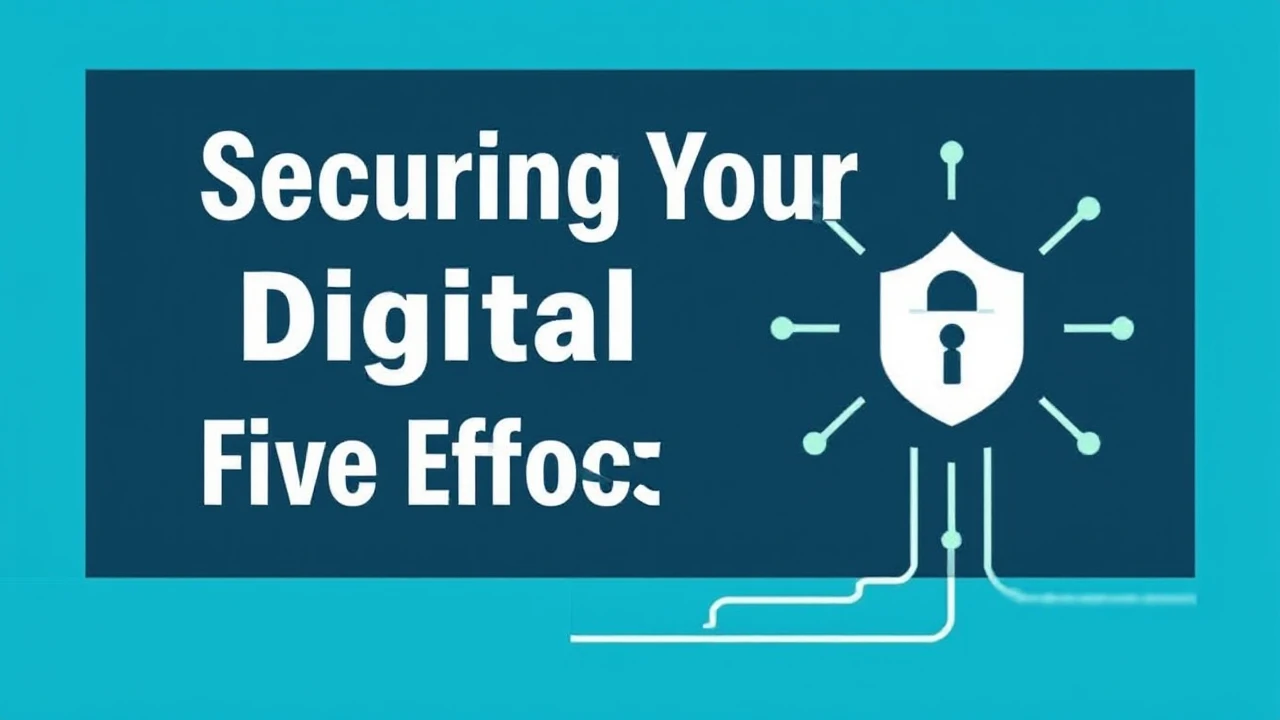 Securing Your Digital Devices: Five Effortless Tips