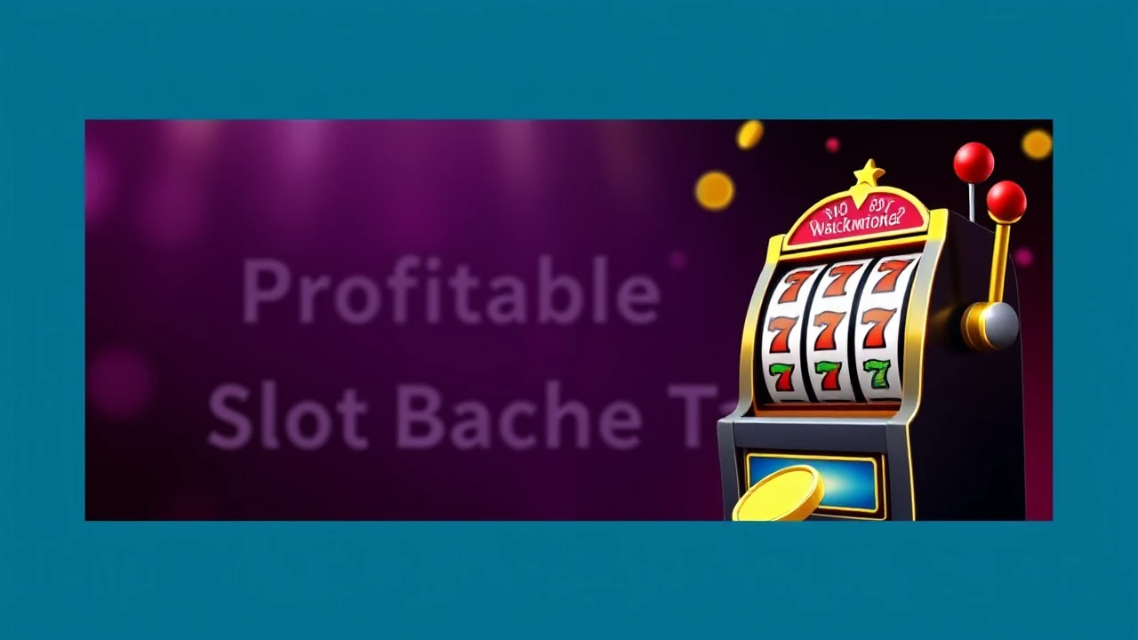 Mastering a Profitable Slot Machine Tactic