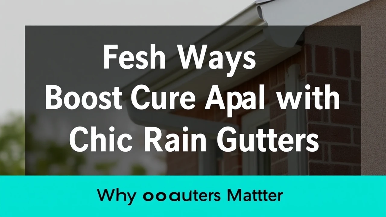 Fresh Ways to Boost Curb Appeal with Chic Rain Gutters