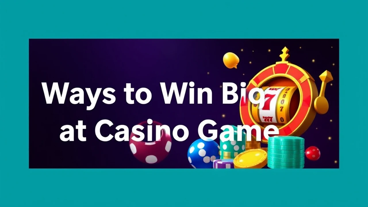 Top 10 Strategies: Ways to Win Big at Casino Games