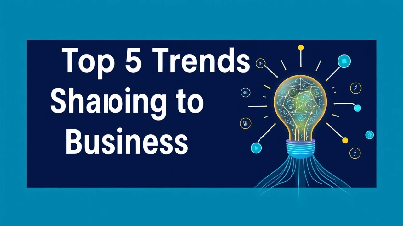 Delving into the Top 5 Trends Shaping the Future of Business Innovation