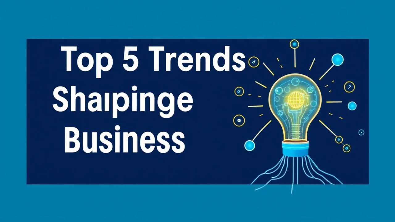 Investigating the Top 5 Trends Shaping the Future of Business Innovation
