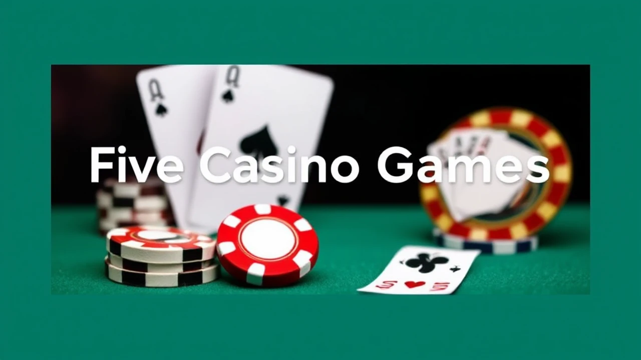 Uncover the Top Five Casino Games You Must Try Today