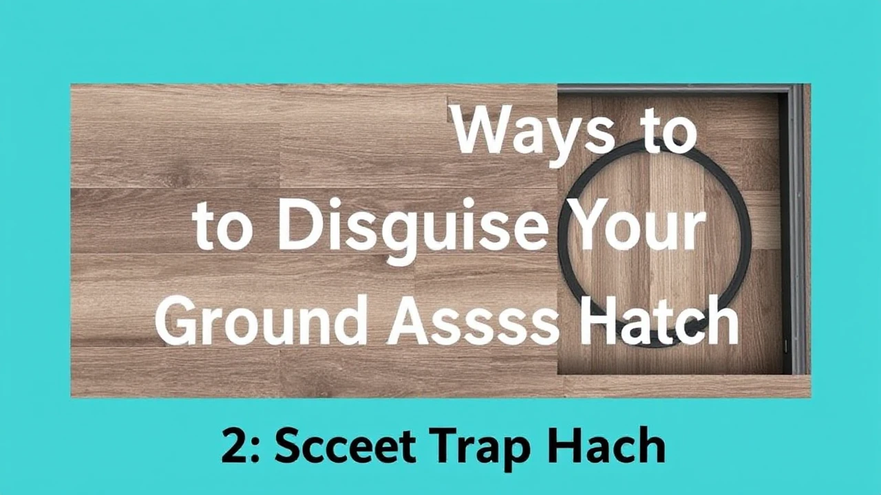 10 Creative Ways to Disguise Your Ground Access Hatch