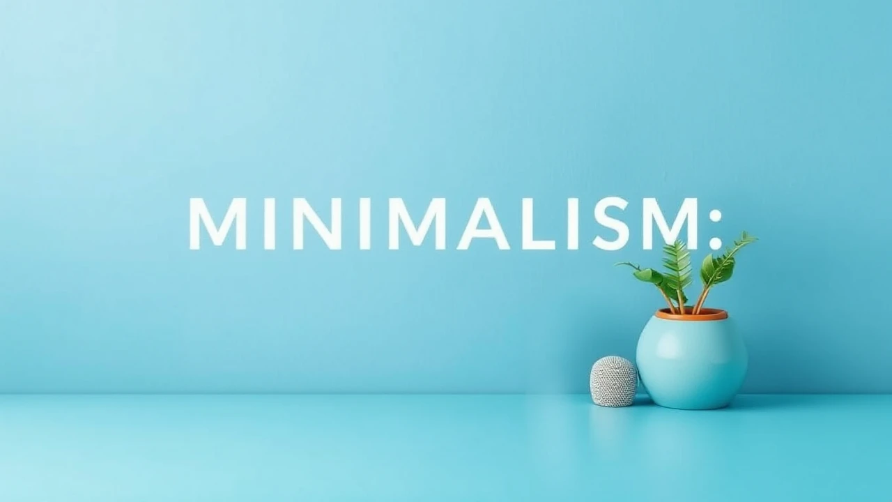Welcoming Minimalism: A Key to Streamlining Your Lifestyle