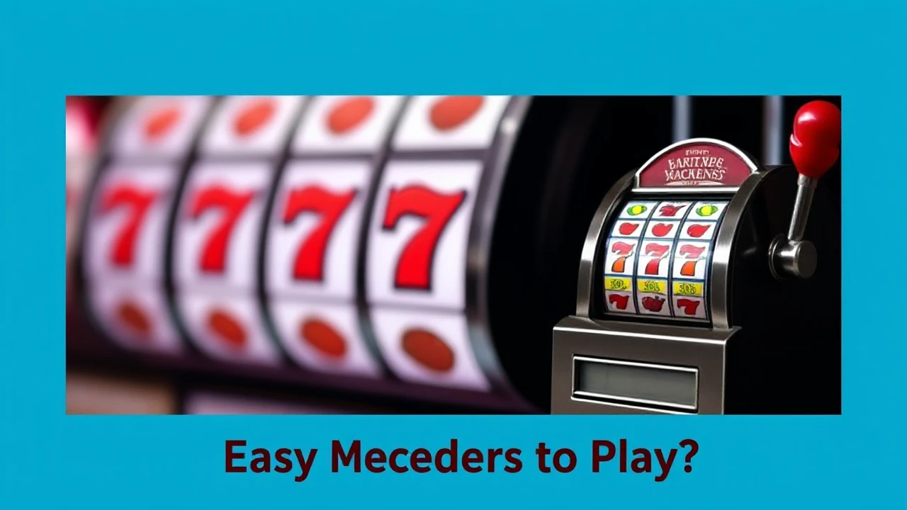 Slot Machines - Easy Methods To Play?