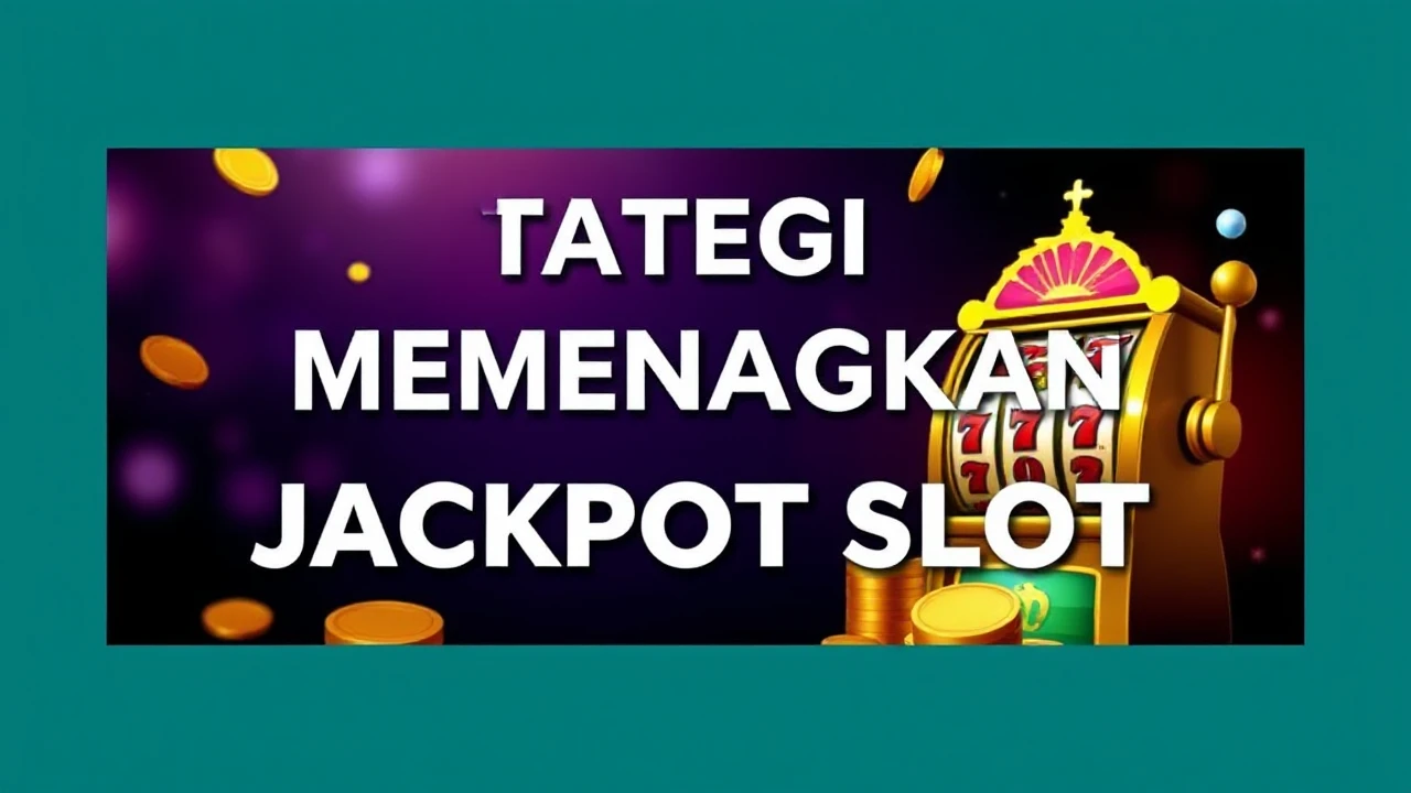 Strategi Rahasia Memenangkan Jackpot Slot