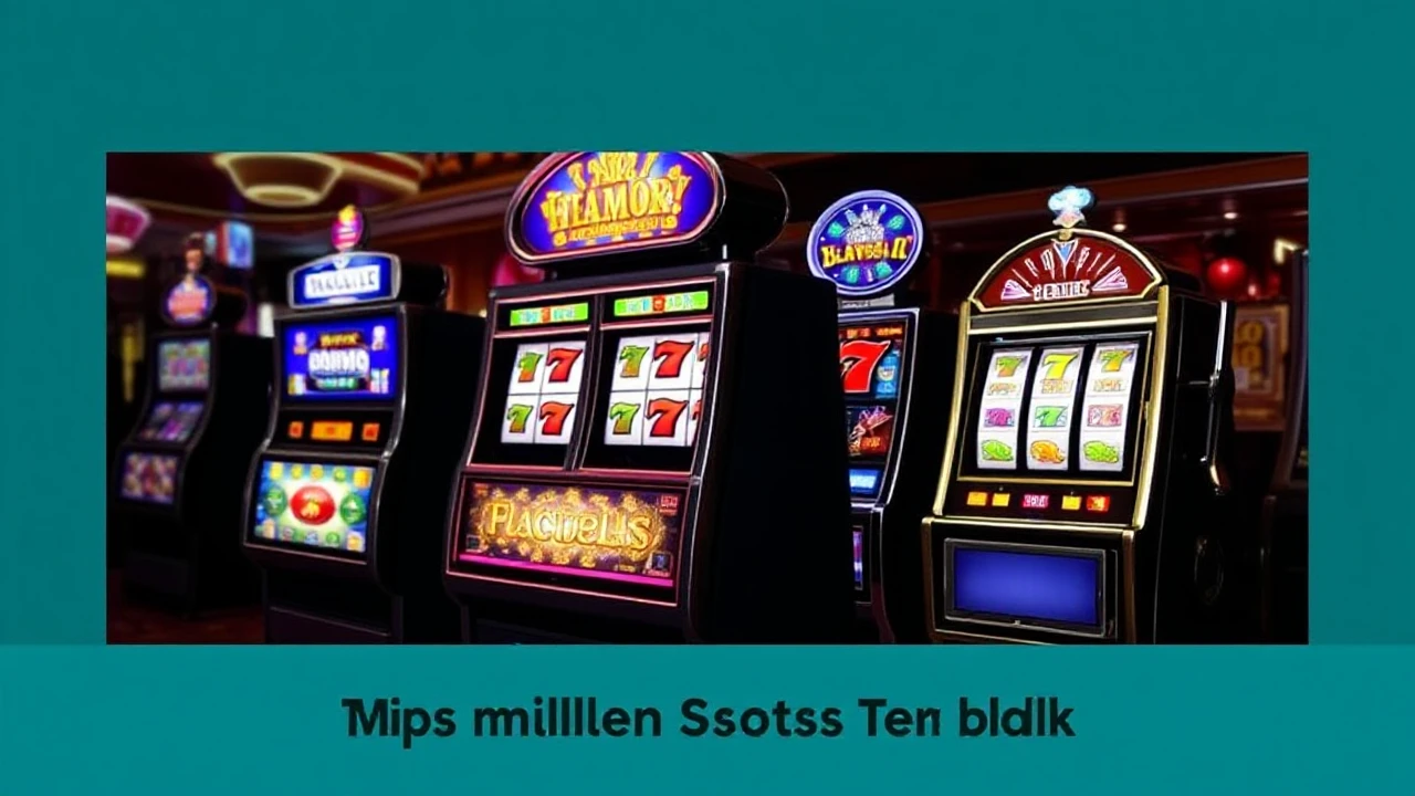 Tips Memilih Mesin Slot Terbaik di Kasino