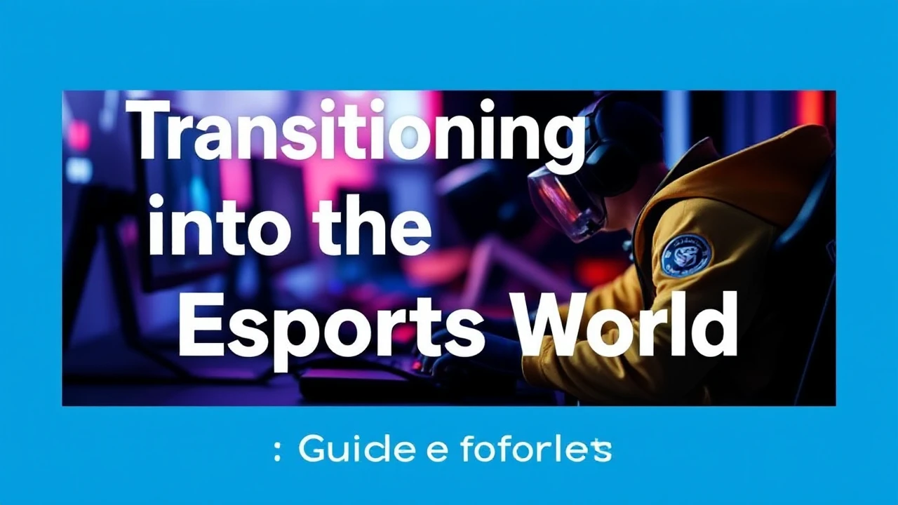 Transitioning into the Esports World: A Guide for Players