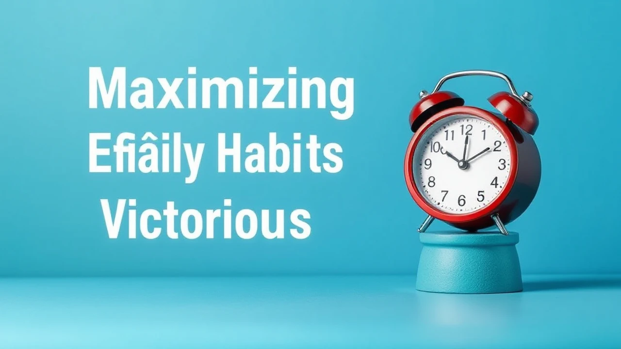 Maximizing Efficiency: 7 Daily Habits of Victorious Individuals