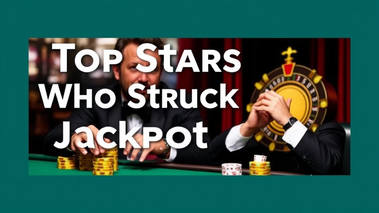 Top Stars Who Struck Jackpot at Casinos