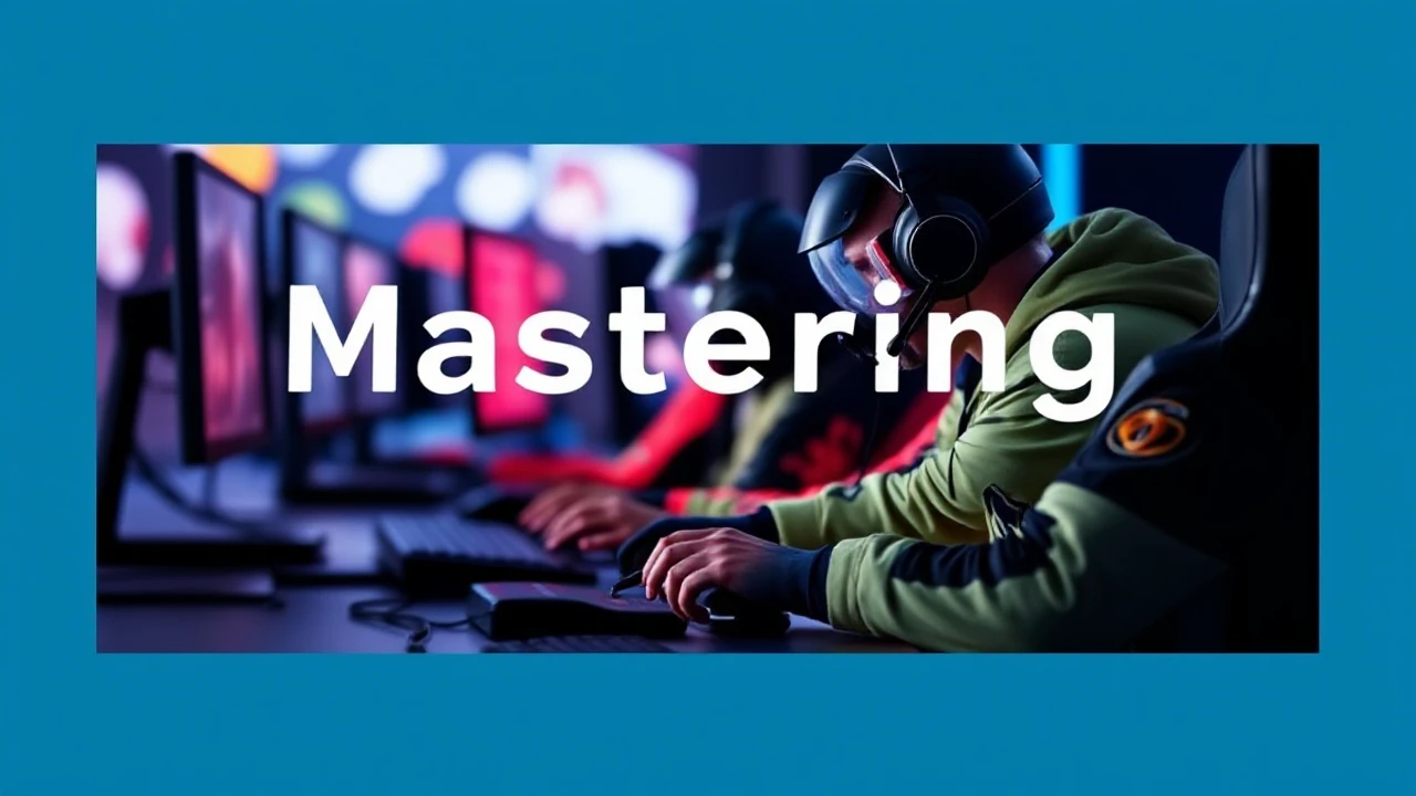 Mastering Esports: An Amateur's Introduction to Competitive Gaming