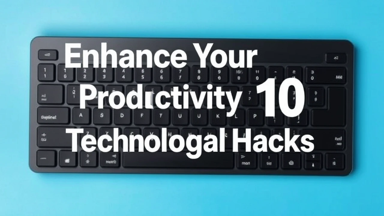 Enhance Your Productivity with These 10 Technological Hacks
