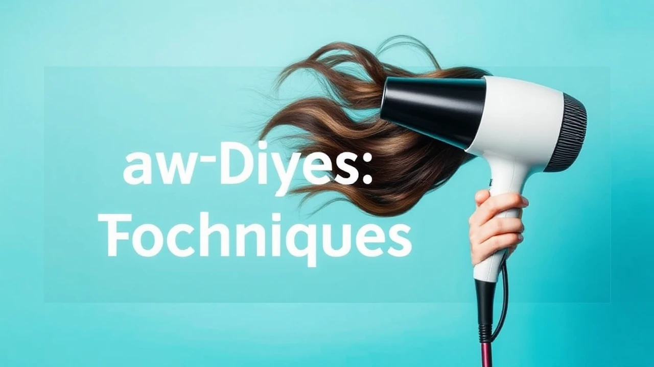 Blow-Drying Techniques: To Ensure Faster Preparation