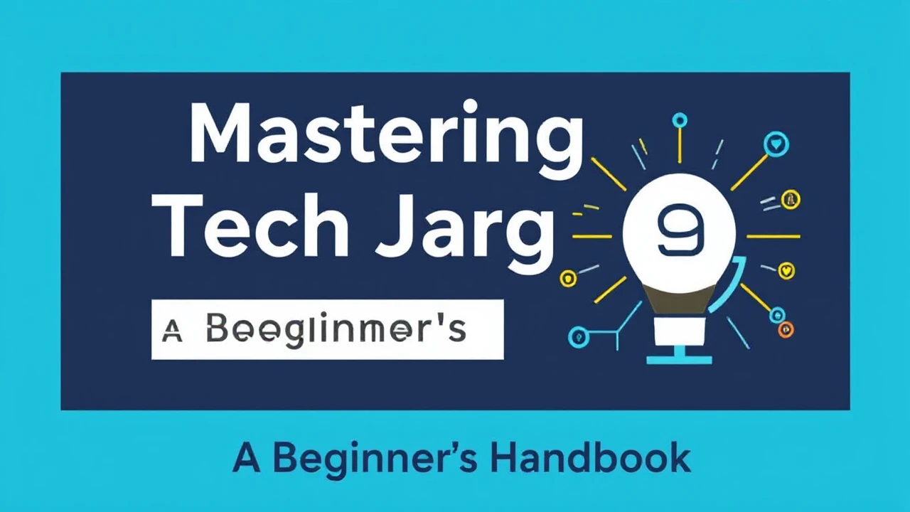 Mastering Tech Jargon: A Beginner's Handbook