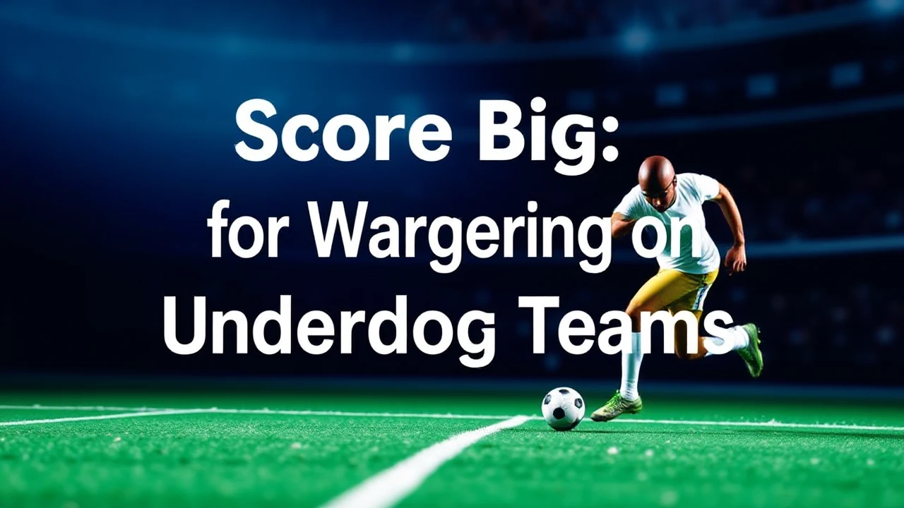 Score Big: Tactics for Wagering on Underdog Teams at Sportsbooks